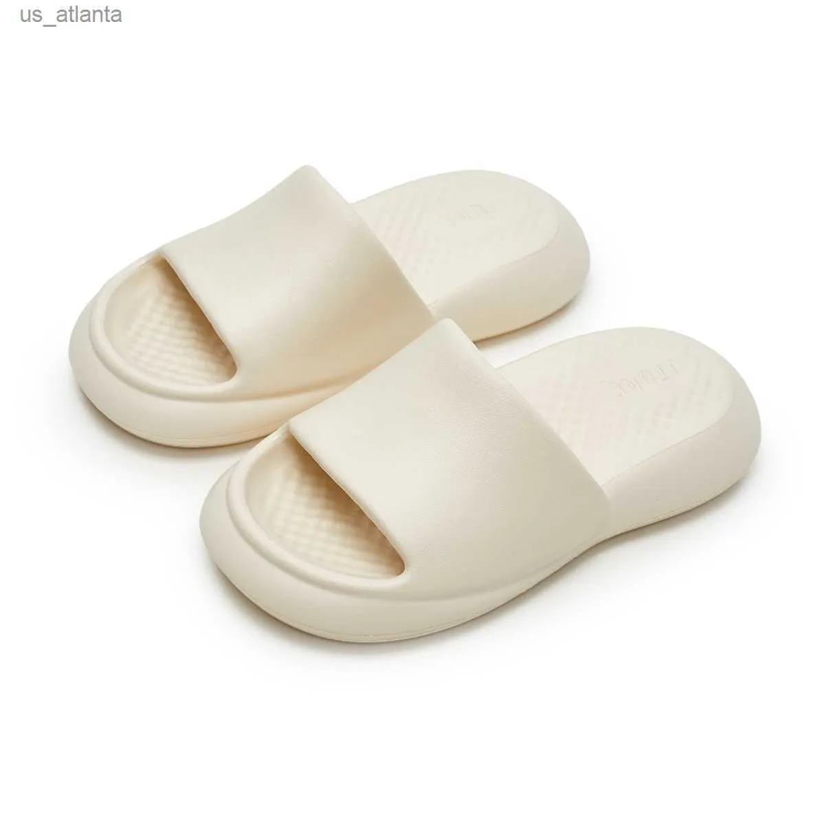 Slippers UTUNE Air Cushion Sole Women Soft Rebound Shock-absorbing Mute Beach Shoes for Flip Flops Home Non-slip Sandals H240416 U2PO