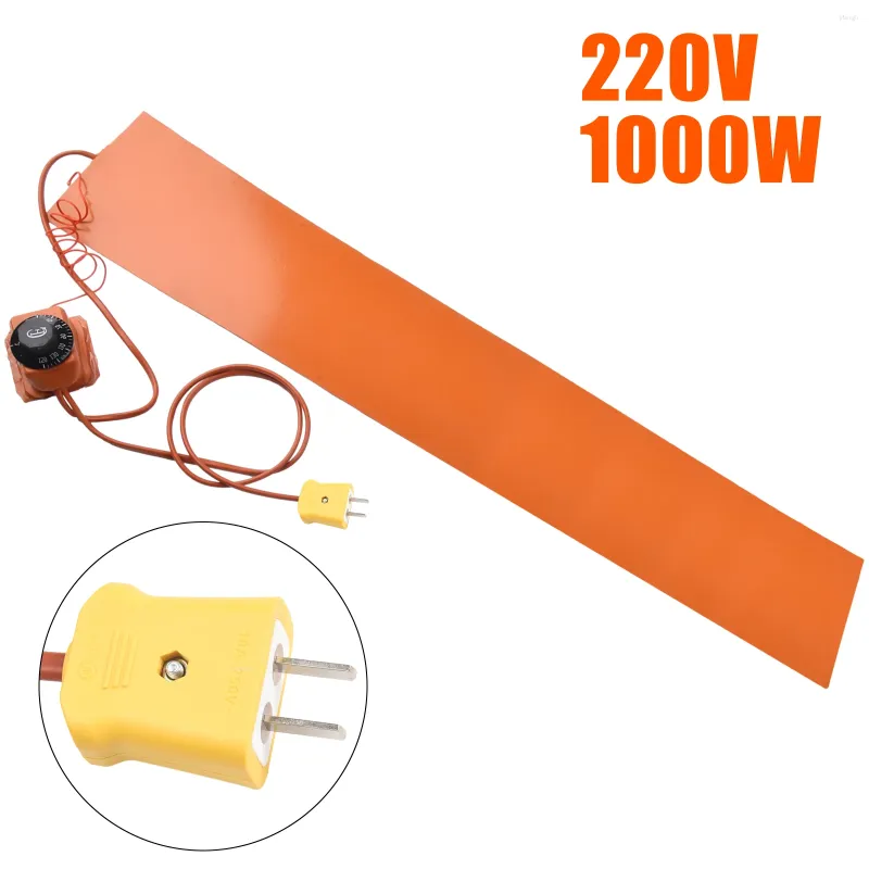 Dywany 1PC 110/220 V Silikonowy podkładka 1000 W 15x91,5 cm z kontrolerem temperatury termostatu do zginania po stronie gitary