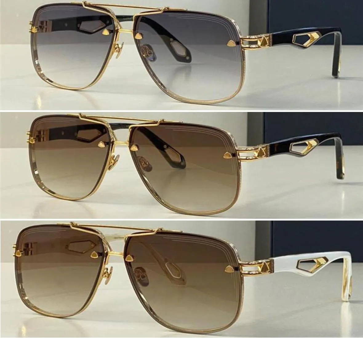 Lunettes de luxe Sunglasses The King II Top Original High Quality for Men Famous Fashionnable Classic Retro Luxury Brand Eyeglass Fashion DES6594705