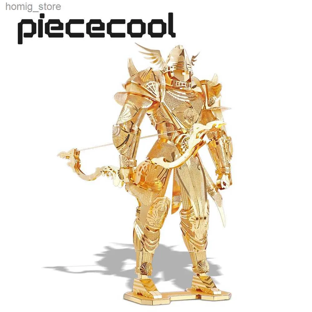 3D Puzzles Piececool 3D Puzzle Metal Model Knight of Firmament Jigsaw DIY Toys for Teens Assembly Model Kit Presents for Adult Y240415