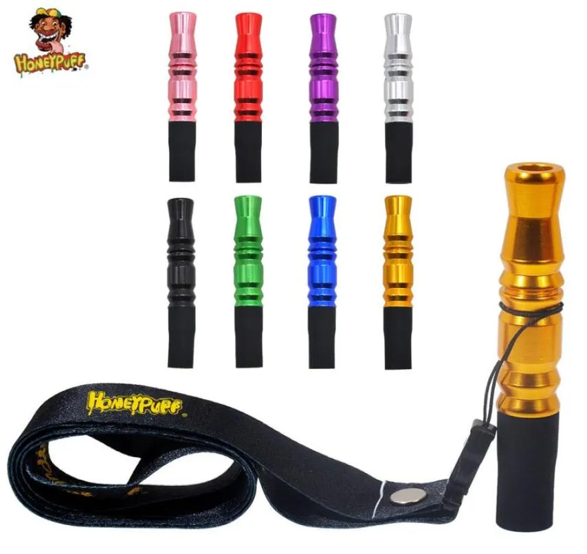 Honeypuff Metal Shisha Hookah Mouth Tips With Hang Rope Strap ChiCha