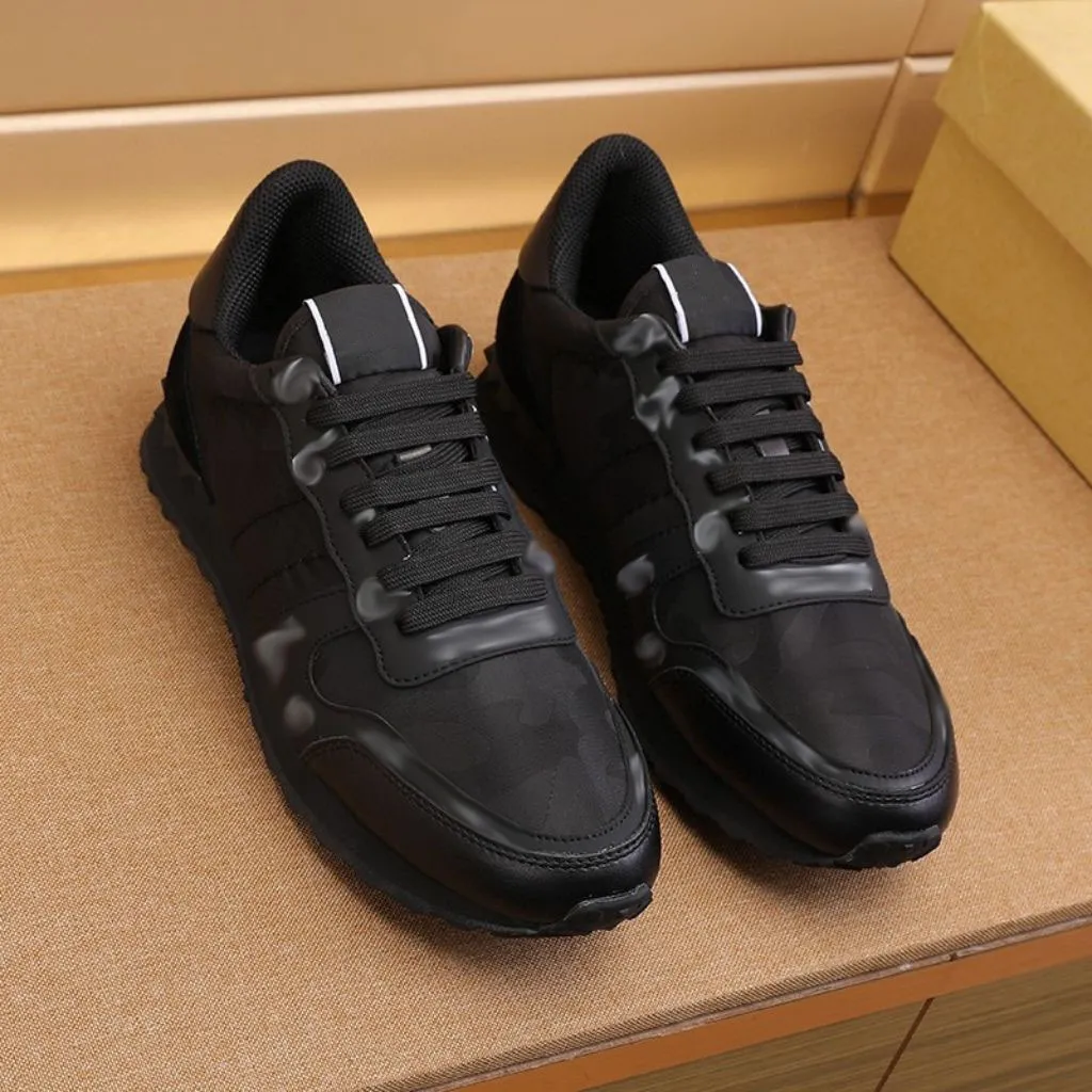 2024 Nouveau créateur de mode Chaussures décontractées noires de haute qualité pour hommes et femmes toile à lacets Splice en cuir Ventilate Comfort All-Match Sports Chaussures DD0415H 38-44 10