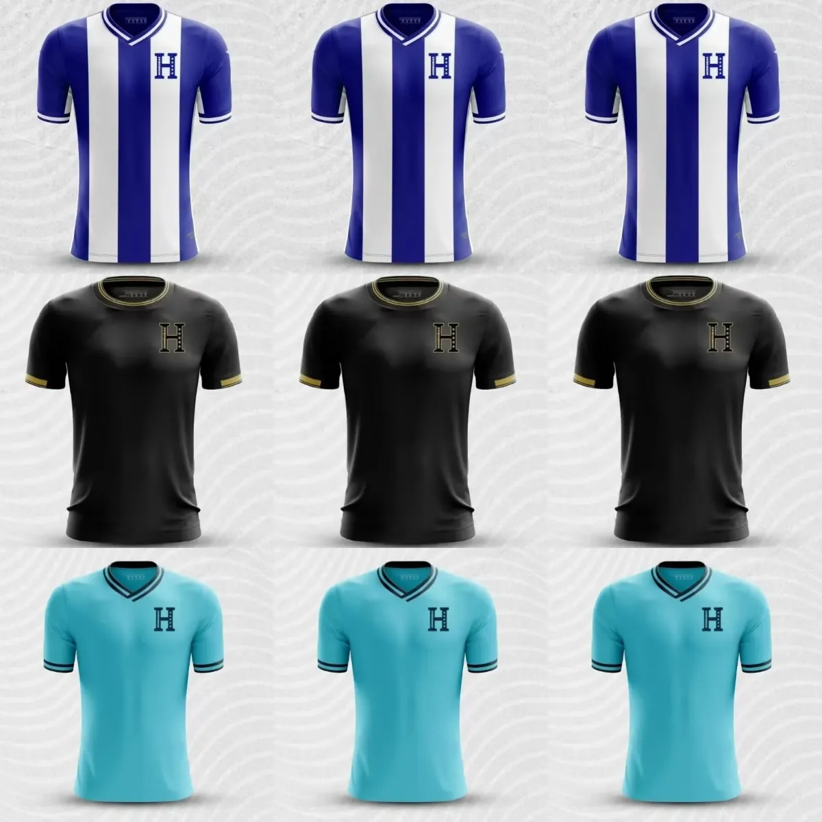 Honduras Soccer Jersey Home, Away, 3rd Black Lozano, Pereira