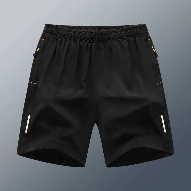 108 Ice Silk Quick Srucking Shorts для мужских спортивных и повседневных капри, свободных дышащих пляжных брюк Большие модные