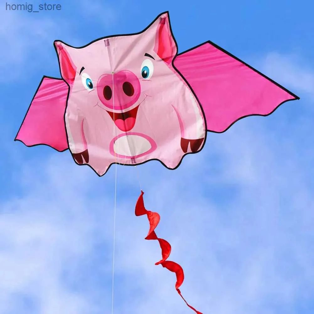 1.6 meter tail cute animal kite with handle beginner stunt kite easy to fly animal shaped kite enhances coordination childrens gift Y240416