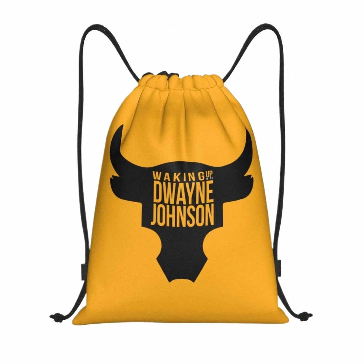 Custom the Rock Dwayne DrawString Sac pour Shop Yoga Backpacks Women Men Johns Bull Sports Gym Sackpack M7JA #