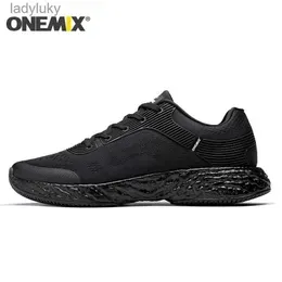 Athletic Shoes ONEMIX Black Mens Top Outdoor Sports Shoes Soft and Lightweight Mens Sports Shoes Anti Slippery Nice Running Shoes C240412