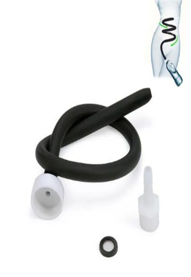Nettoyage anal en silicone Connectez-vous avec une londe anale anale lavage vagin Toys Medical Toys Watema Cleaner avec un tube à long tube Toys5543682
