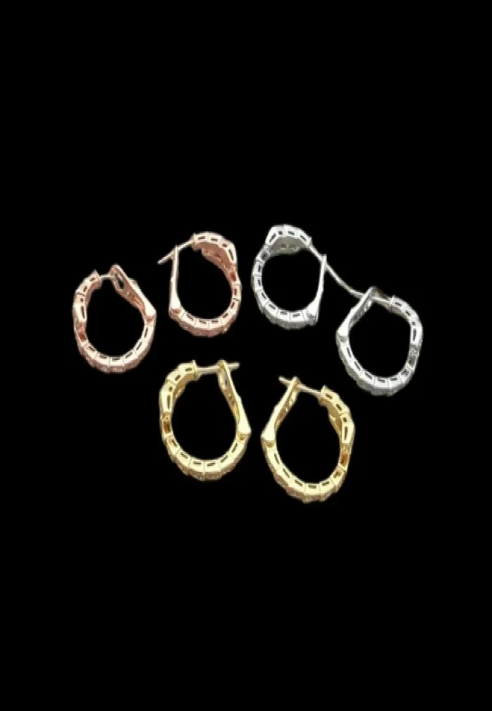 Europe America Designer Style Fashion Lady Women Brass 18K Gold Plate Ustawienie Pełne diamenty jak Dangle Stud Ear Clip E5629434