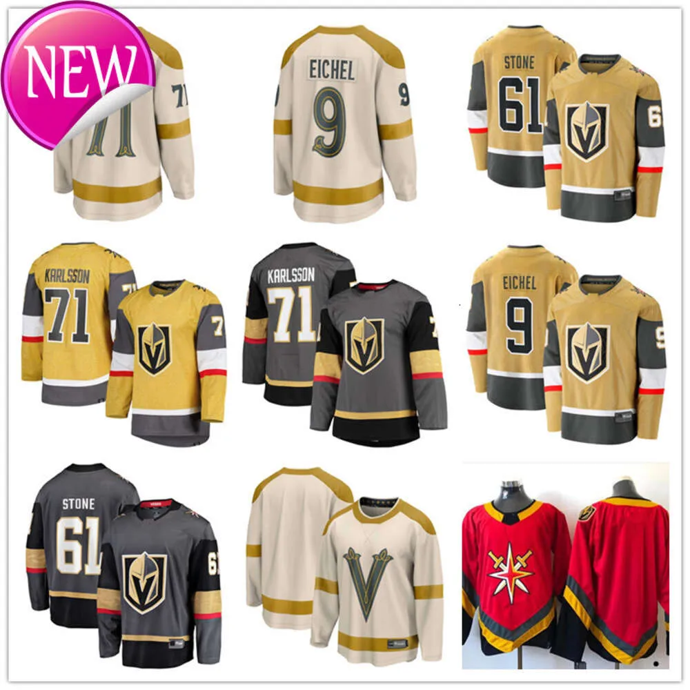 Vegas Custom Golden Knights Hockey Trikots 22 Michael Amadio 49 Ivan Barbashev 28 William Carrier 43 Paul Cotter Nicolas Hague Noah Hanifin Tomas Hertl Shea Theodore