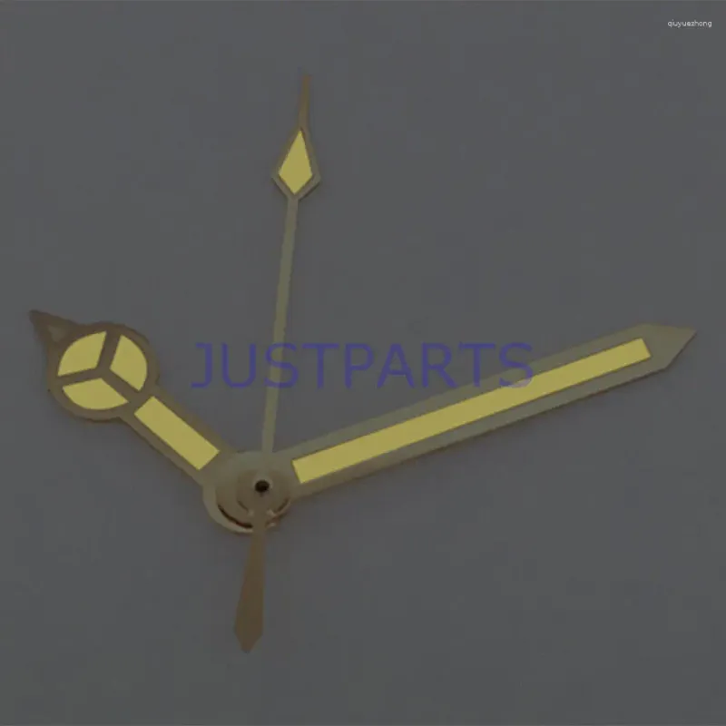Watch Repair Kits 13.5x13x8.75mm Golden Golden Giallo Lume Hands per asiatico 8215/2813/8205