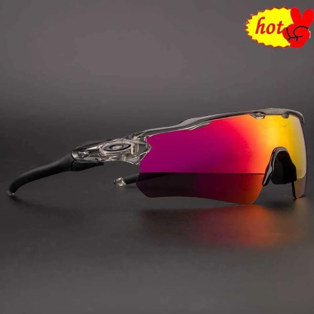 Sonnenbrille UV400 Radsport Brillen Sport im Freien mit Fahren mit Fahrradbrillen im Freien mit dem Gehäuse für Männer Frauen OO9465 9208 766 polarisiert