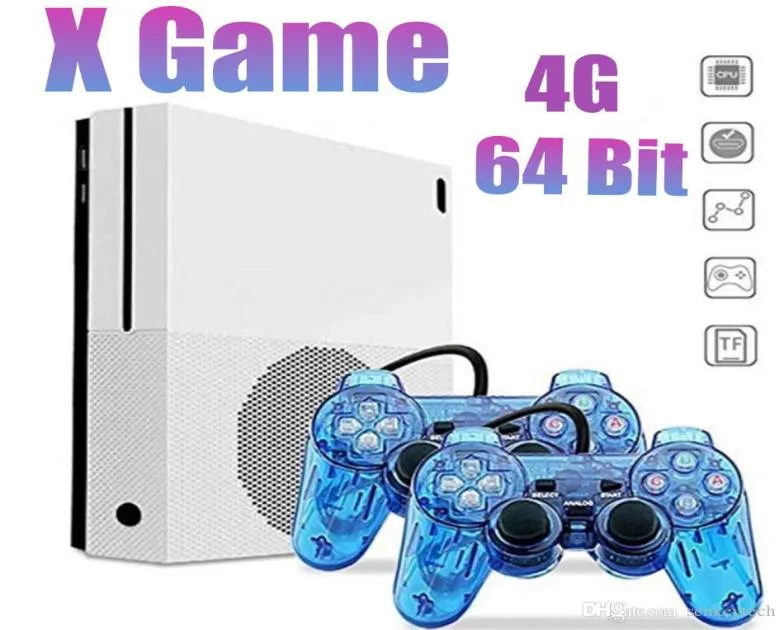 XGAME RETRO GAME Console Store 600 Games 4G 64 Bit Support HD AV Out X Game Player for GBASMDNESFC2329605