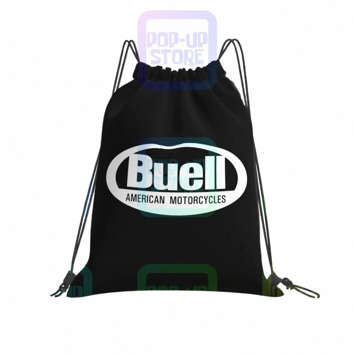 Buell Cafe Racer Racing Logo DrawString Bags 체육관 가방 최신 창조적 인 상점 가방 야외 실행 Z2AQ#