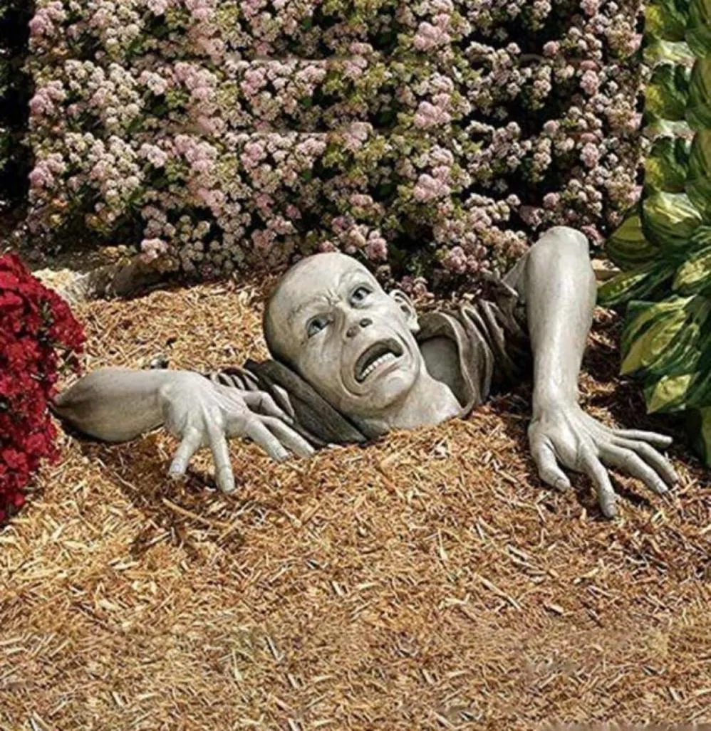 Decorazioni da giardino Decorazione scultura zombi di montclaire moors statue terror ornamento lifeleke per decorare de jardin7044647