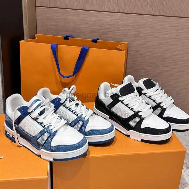 10a Top Quality Designer Shoes präglade sneaker White Black Sky Blue Abloh Green Denim Pink Red Luxurys Virgil Mens Women Casual Sneakers Trainers