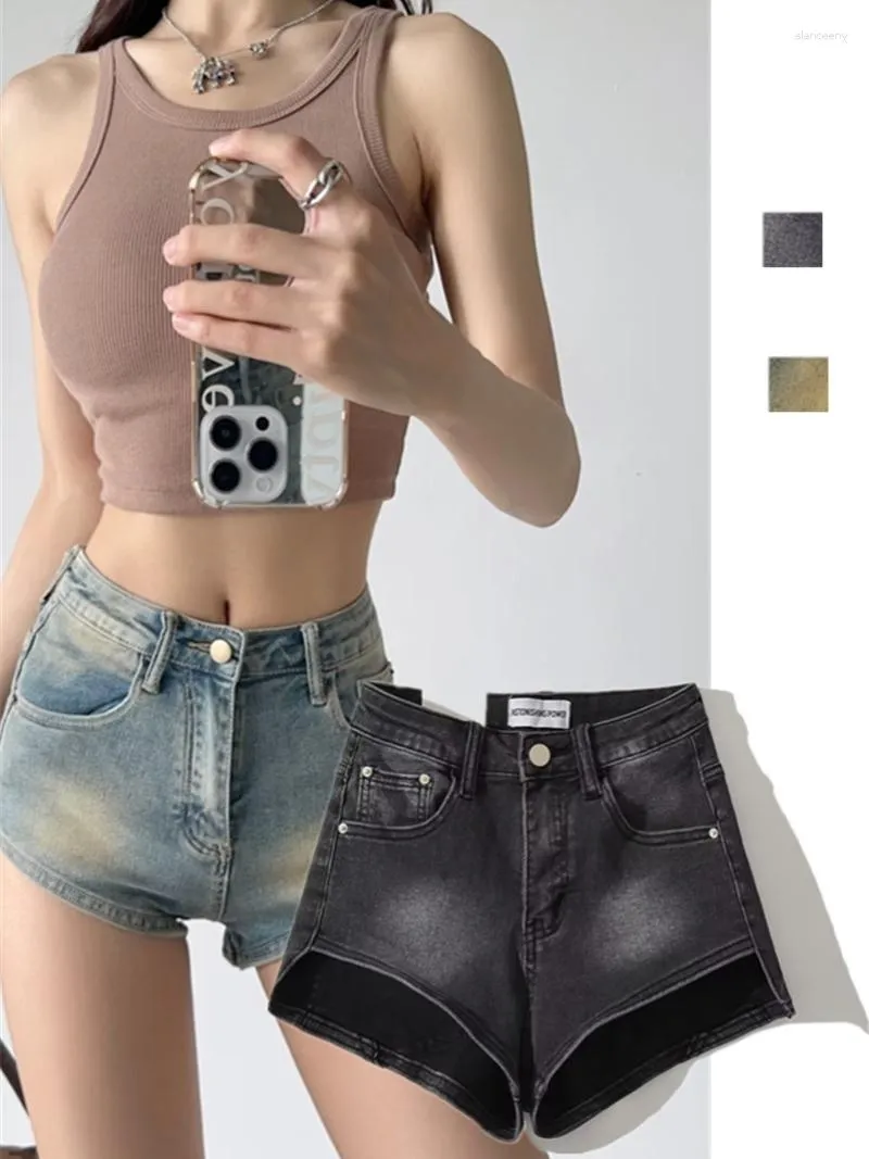 Damen Jeans verzweifelt niedrige Taille schlanke fit sexy äußere Kleidung Jeans Shorts