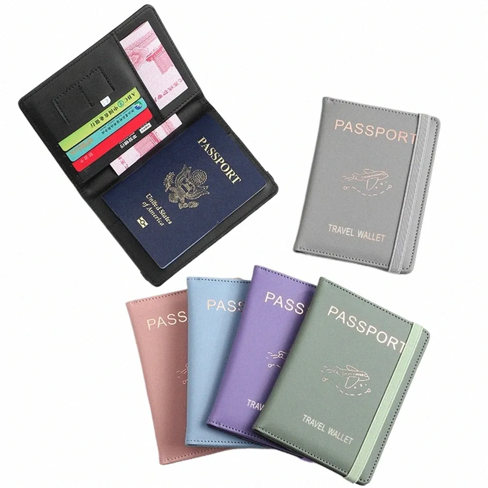 Passaporto RFID CoverPassport Protector Multi-Funti Waterproof Credit ID Card Wallet Document Document Documentish Travel Accory M1LQ#