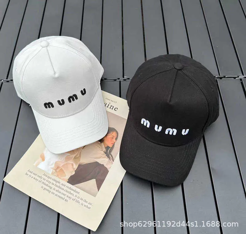 Ball Caps Designer Miao Family's Correct Letter Borduurde honkbalhoed mode zonnebrandcrème Sunshade lente/zomer heren en dames Instagram UPK1