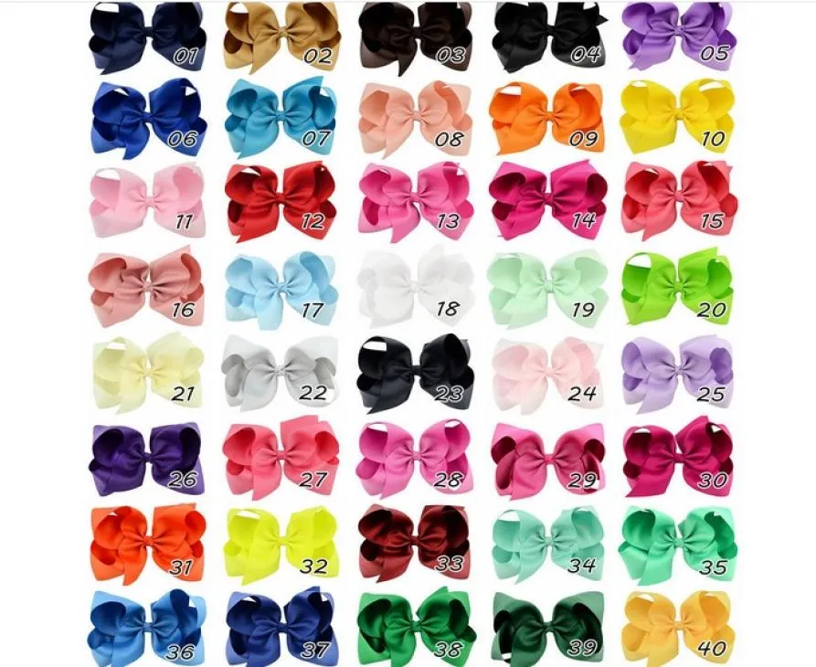 6 pouces Bowknot Jojo Bows Hairpin For Girls Barrets Unicorn Rainbow Paillette Design Girl Coils Clips Bowknot Hair Accessory6230560