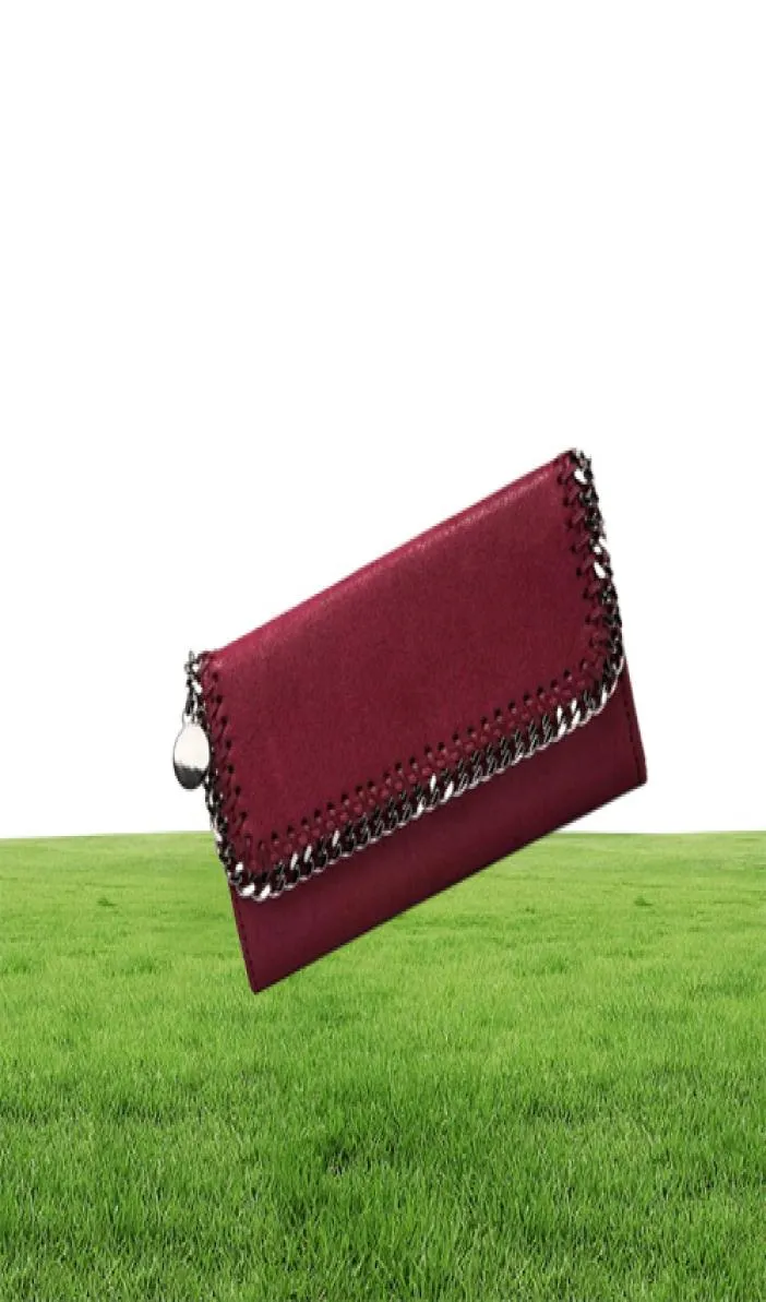 Fashion Women Purse Stella McCartney Long Sqaure Hasp Lady Wallet Morb Pvc Pelle Bag8928731