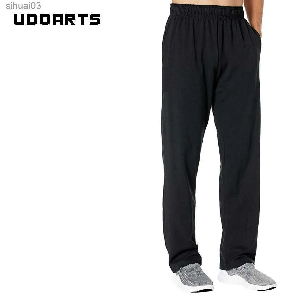 Pantalones para hombres udoarts para hombres joggers de algodón todos