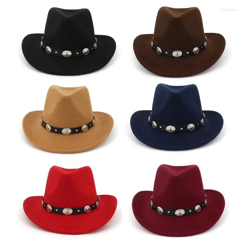 Beretti per bambini Big Brim Western Cowgirl Wester