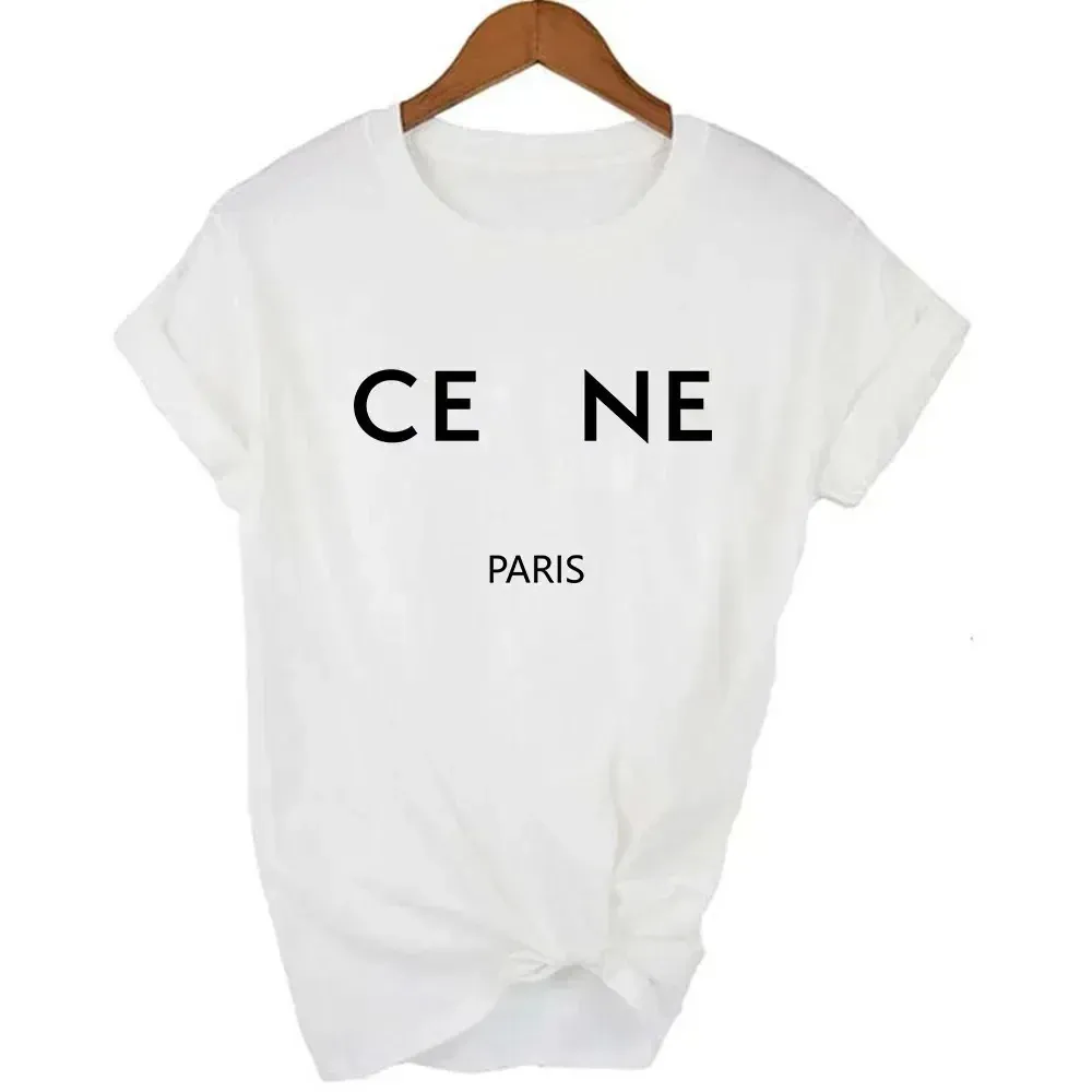 Nouvelle marque de luxe Men Vêtements T-shirts mode manches courtes coton femme tops streetwear d'été rond du cou