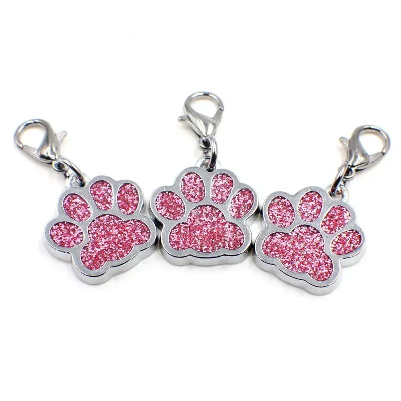 Cartoon Dog Paw Silver Color Fashion keychain for car keys Pendant For Women Man Jewelry