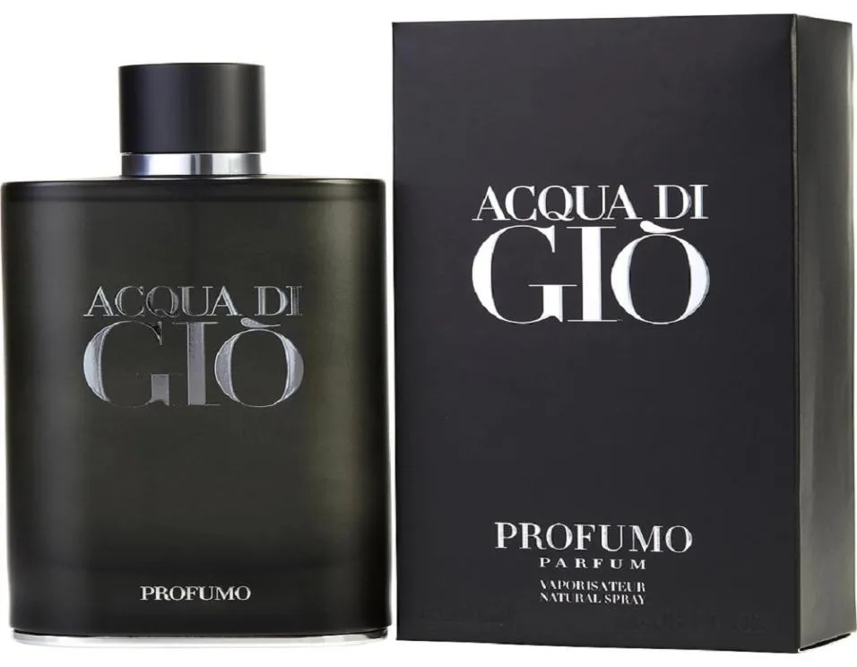 Acqua Profumo Parfum 100 ml 3.4fl.oz långvarig charmin lukt män parfym stark doft svart flaska snabb gratis fartyg7716224