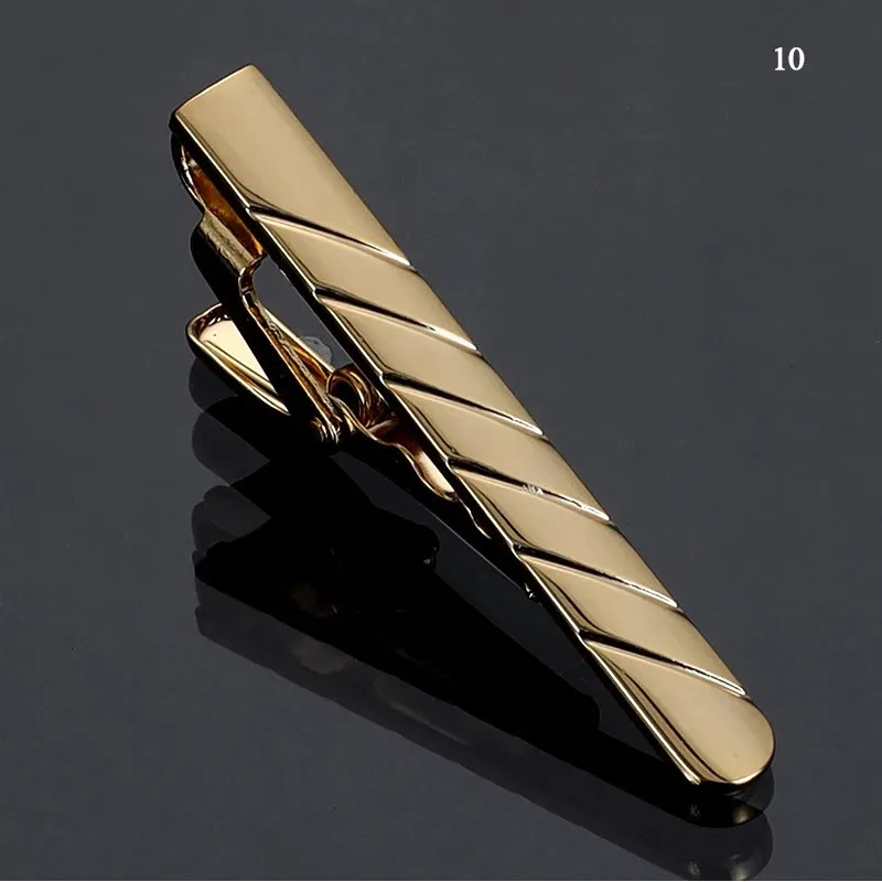 1pc Mens Short Tie Clip Simple Style Pin Clasp Rose Gold Color Male Business Necktie Classic Men Jewelry Accessories 240408