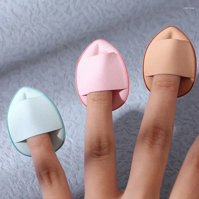 Opslagboxen 7 stks mini -maat professionele cosmetische kussen puff camon foundation detail vingerset make -up spons