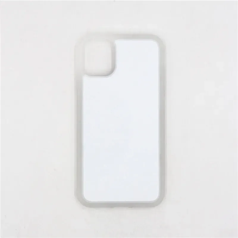 2D Sublimation TPU+PC Case Silicone Case with Blank Aluminum Sheets for iPhone 15 Plus 14 13 PRO MAX 12 Mimi