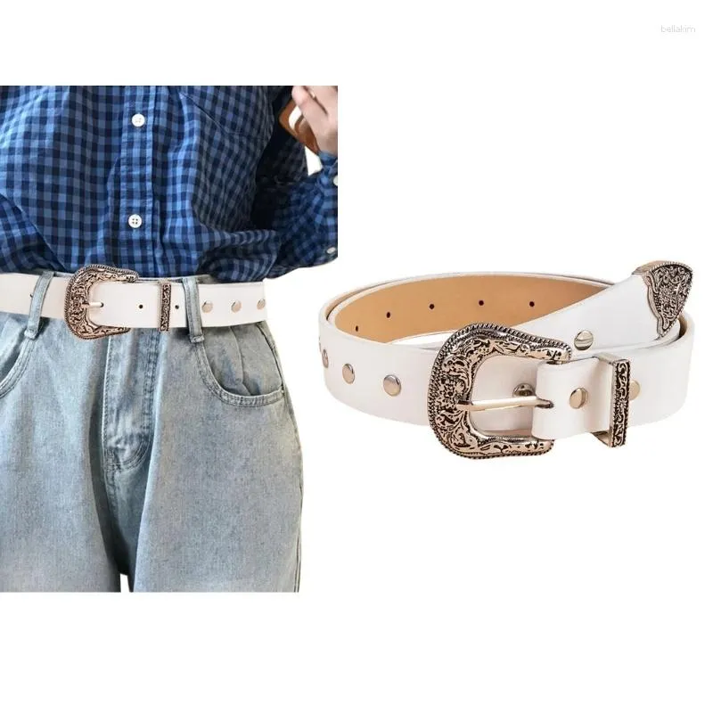 Riemen cowgirl taille keten casual metalen gesp vintage ceinture unisex riem