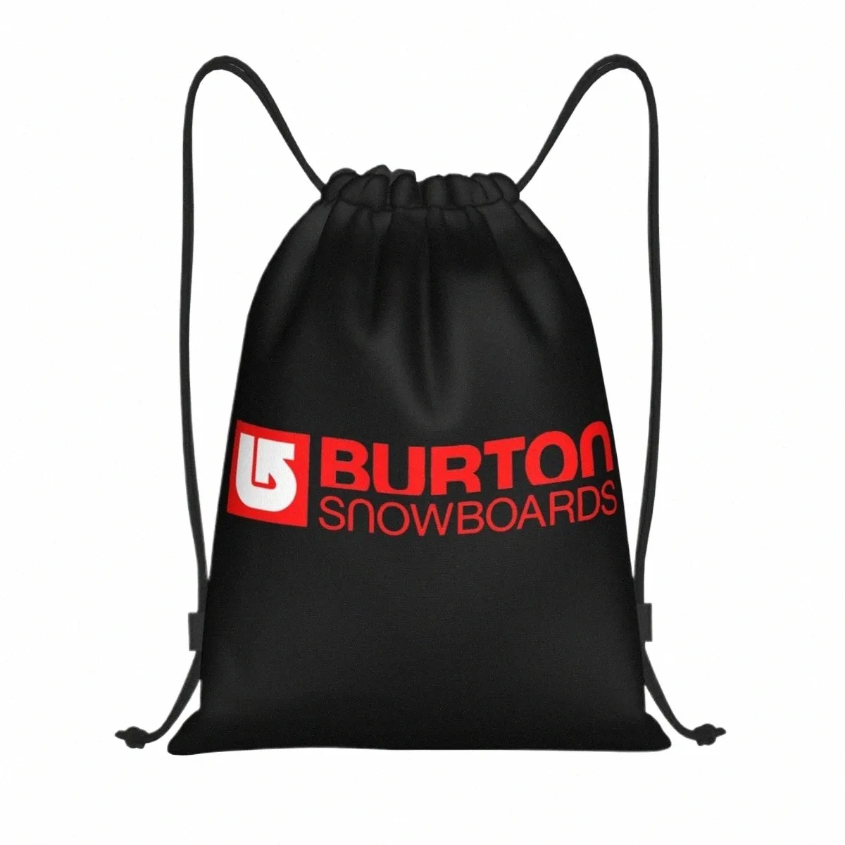 Burts Burts Arrow Logo Snowboards Sac à casse-cordon sac à dos Men Femmes Lightweight Gym Sports Sackpack Sacks pour voyager P3DP #