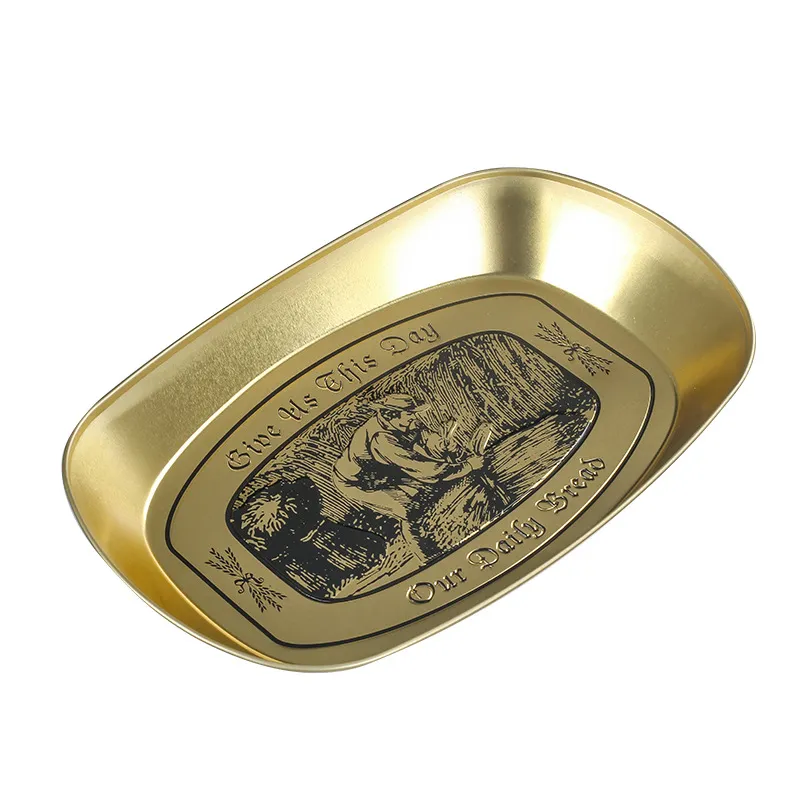 245*165*30mm vintage tinplate Rolling Tray Metal Cigarette Portable Creative Pipe Cigarette Trays Hand Roller Tobacco Grinder Tools Smokings Accessories