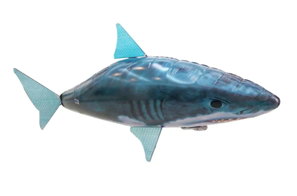 Controle remoto de infravermelho Air inflável Fish Fish Shark Palha