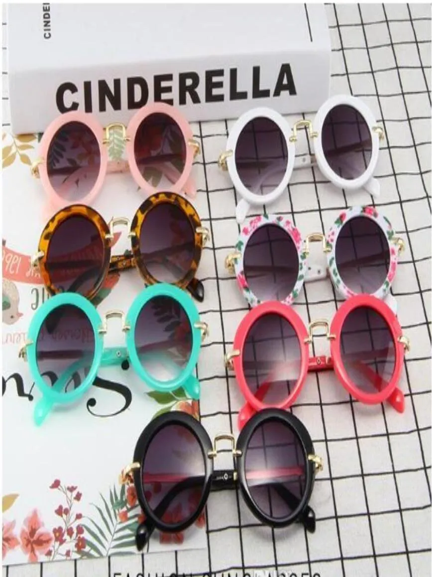 Children round Sunglasses with circular frames Fashionable Metal Ocean Pieces Children039s Sunglasses New Kids Sunglasses Kids6359262