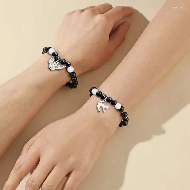 STRAND Halloween -paar Bracelet Alternatief kralen handdecor sieraden cadeau voor meisjes