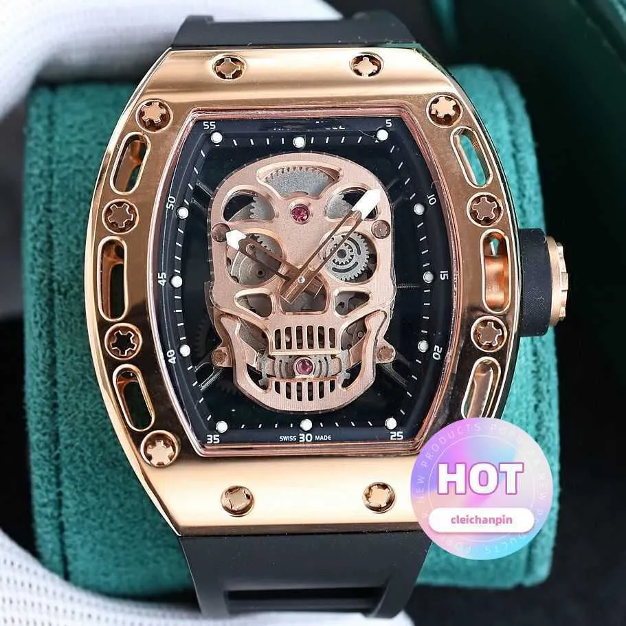 Designer Luxo masculino assistir Tourbillonhaikong ativo relógio mecânico totalmente automático