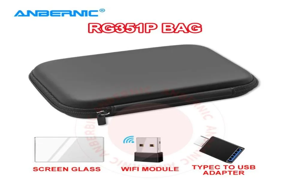 ANBERNIC RG351P BAC BACLE SOCK VERRE TERMÉRÉ ÉCRANTÉ PRÉTERTTEUR RG351P RG351 Console Handheld Player Player Accessory WiFi Module7844070