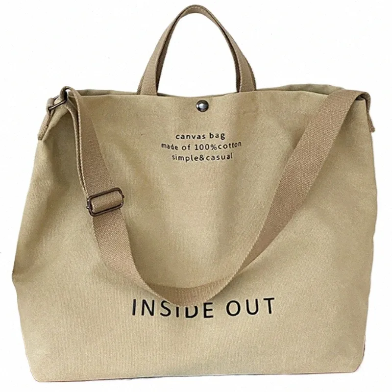 Canvas Crossbody Bags für Frauen FI Crossover -Geldbeutel Cott Umhängetasche A9WU#