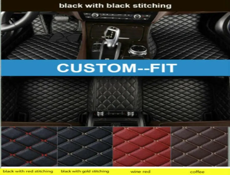 Custom Car Floor Matten für Peugeot 308 206 508 5008 301 408 2008 207 3008 4008 RCZ wasserdichtes Autozubehör4000575