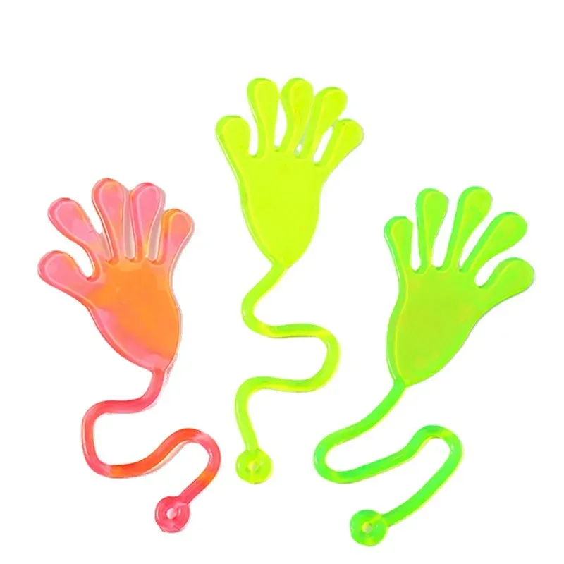 Willekeurige Sticky Hands Toys Funny Gadgets Kinderen Practical Jokes Squishy Party Prank Gifts Nieuwheid speelgoed voor kinderen LL