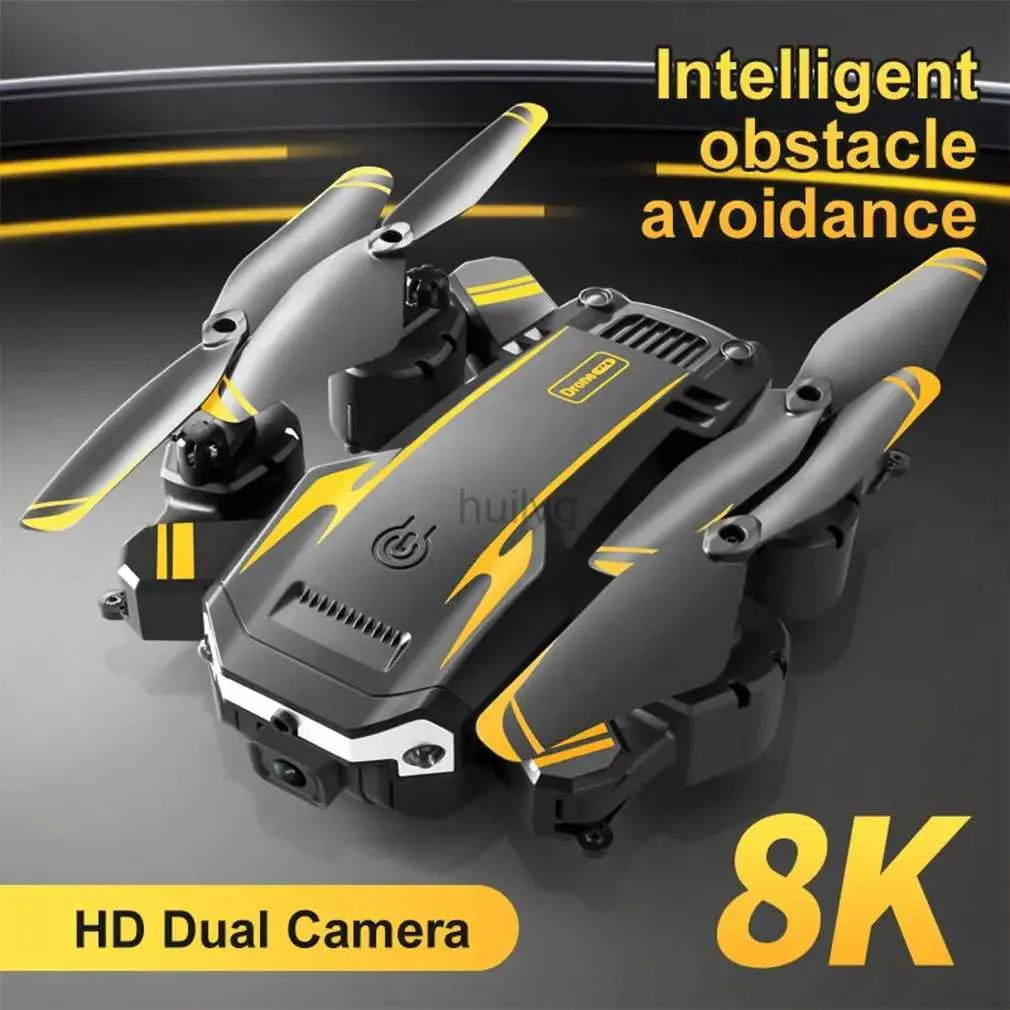 Drones S6 Mini Drone 4K Складной беспилотный беспилотник интеллектуальное предотвращение препятствий HD 8K Двойное управление двойной камерой воздушное управление воздушной камерой 24416