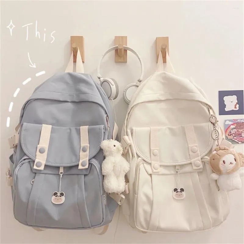 Rugzak eenvoud Harajuku Ulzzang College Student School Bag voor tiener Koreaanse ins grote capaciteit Girl's Women's Travel