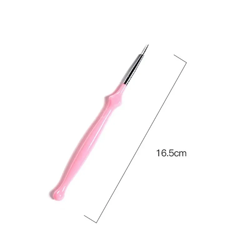 Acrylic French Stripe Nail Art Liner Brush Set 3D Manicure Drawing Brush Liner Brush Pen UV Gel Brushes Painting Tools