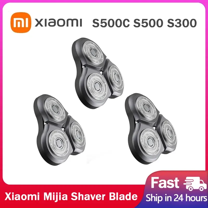 Prodotti xiaomi rasoio elettrico testa rasoio a secco rasatura bagnata hine sine trimmer sostituzione lama di rasoio per Mijia S500 S500C S300