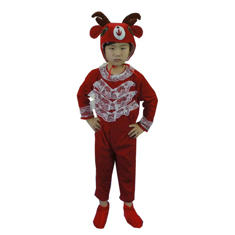 Kinderdrama niedliche kleine tierische rote Hirschleistung Kostüme