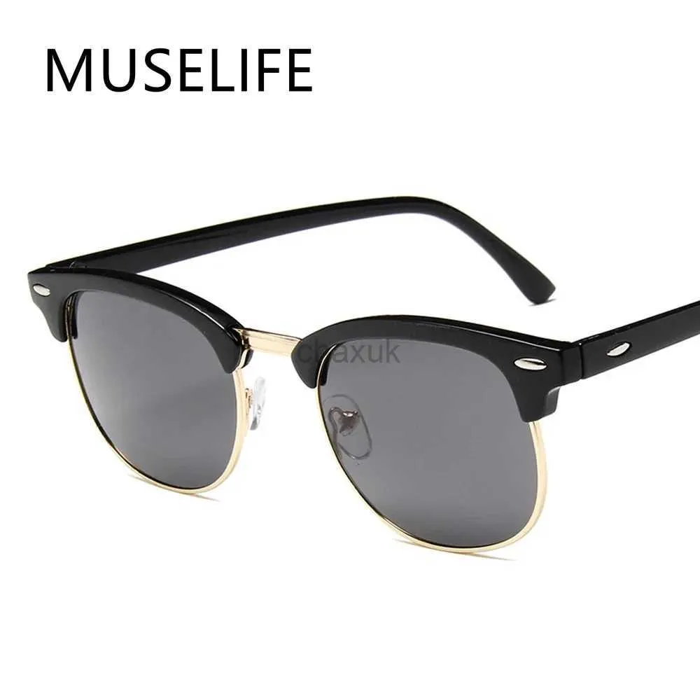 Lunettes de soleil A2UI Lunettes de soleil chaudes Femmes Popular Brand Designer Retro Men Summer Style Sun Glasses 24416